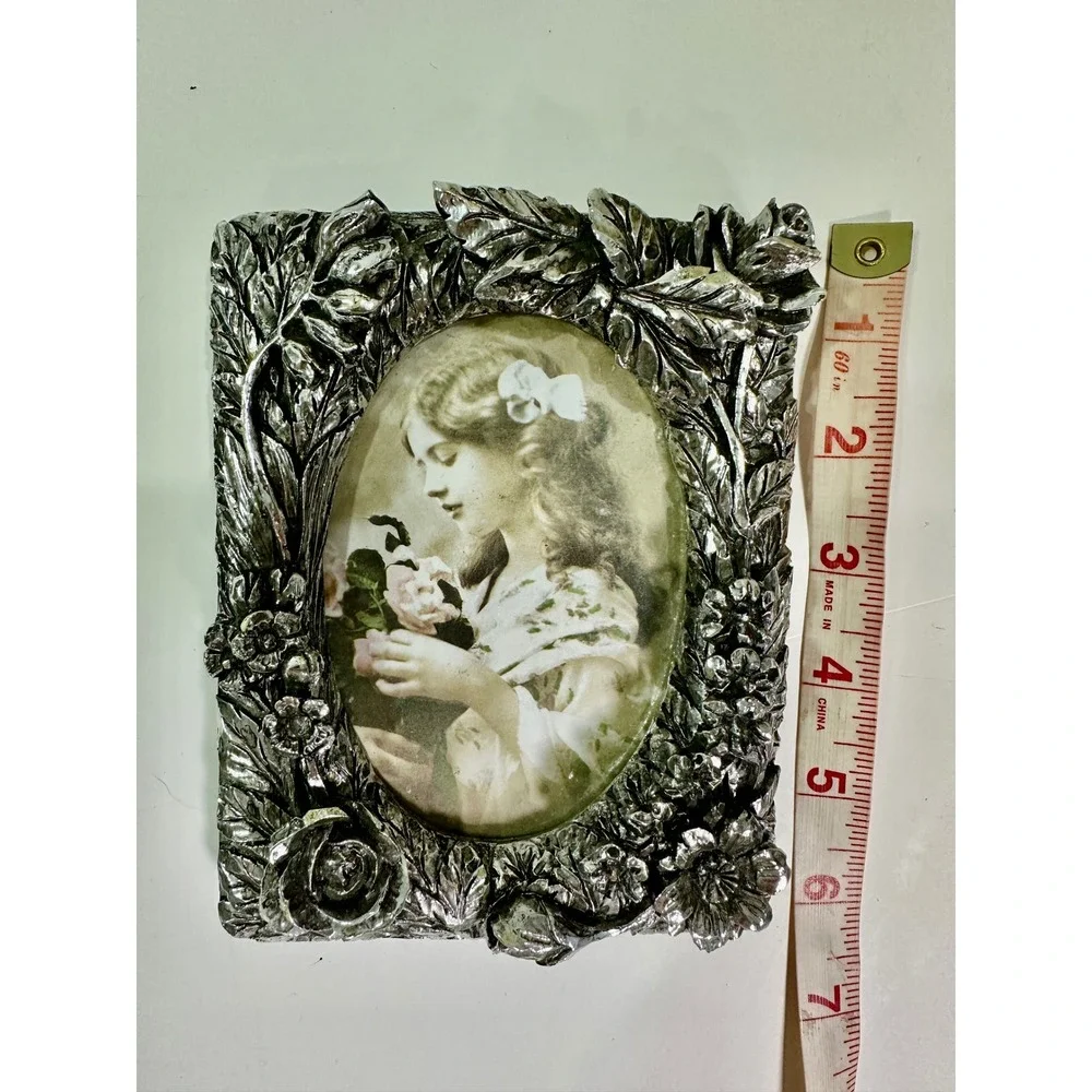 Vintage 1991 Albert E Price Silver Carved Ornate Picture Frame Victorian